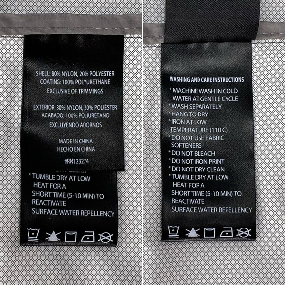 Paradox Rain Jacket Mens Size Medium Black/Grey Waterproof Breathable Hooded EUC - Picture 7 of 10